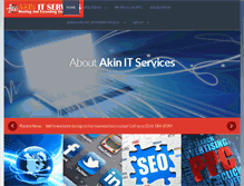 Tablet Screenshot of akinitservices.com